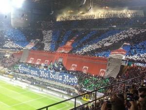 Inter Milan coreografia Curva Nord CN