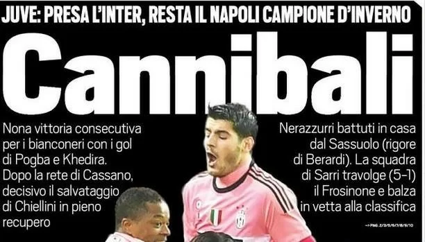 RASSEGNA STAMPA – TS: “Inter agganciata dalla Juventus”