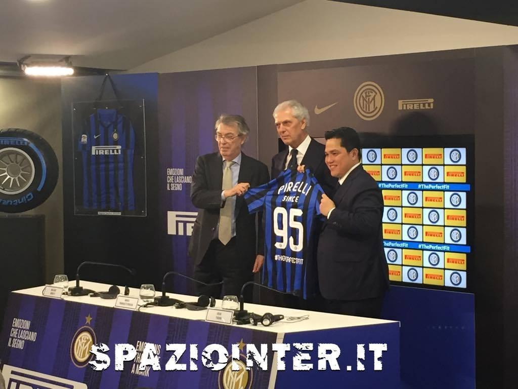RILEGGI LIVE Conferenza rinnovo Inter-Pirelli, Thohir: