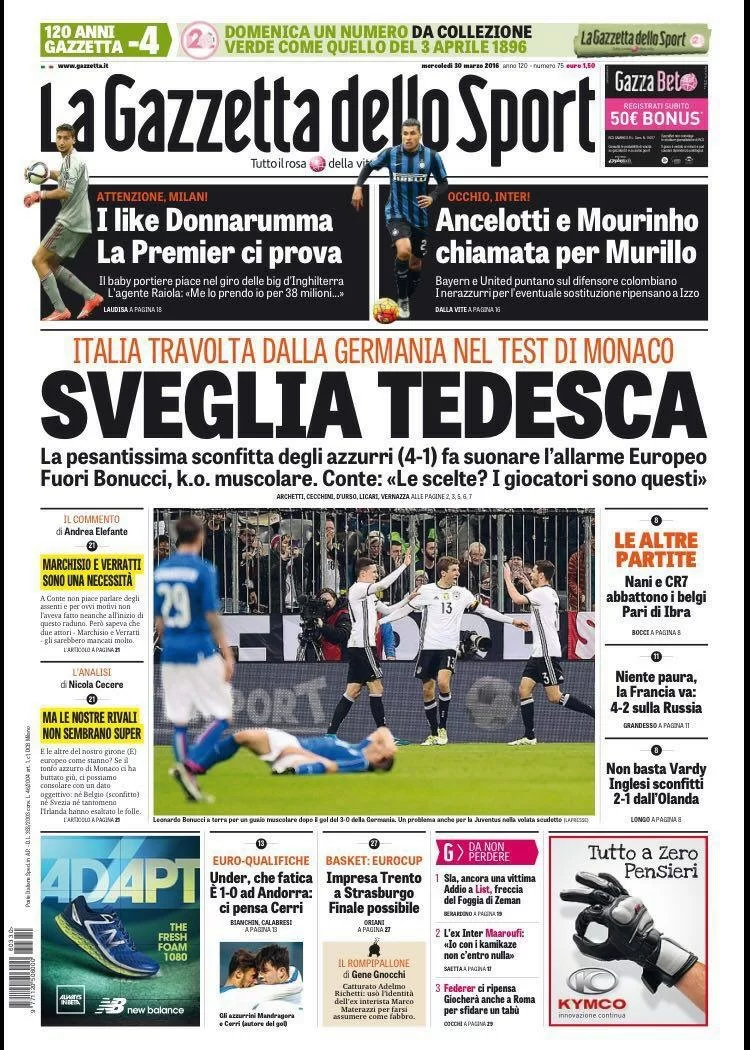 RASSEGNA STAMPA – GdS: “Ancelotti e Mourinho si danno battaglia per Murillo”