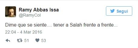 tweet agente salah