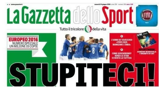RASSEGNA STAMPA – GdS: “Stupiteci!”