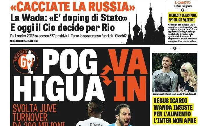 RASSEGNA STAMPA – GdS: “Rebus Icardi. Wanda insiste per l’aumento, l’Inter non apre”