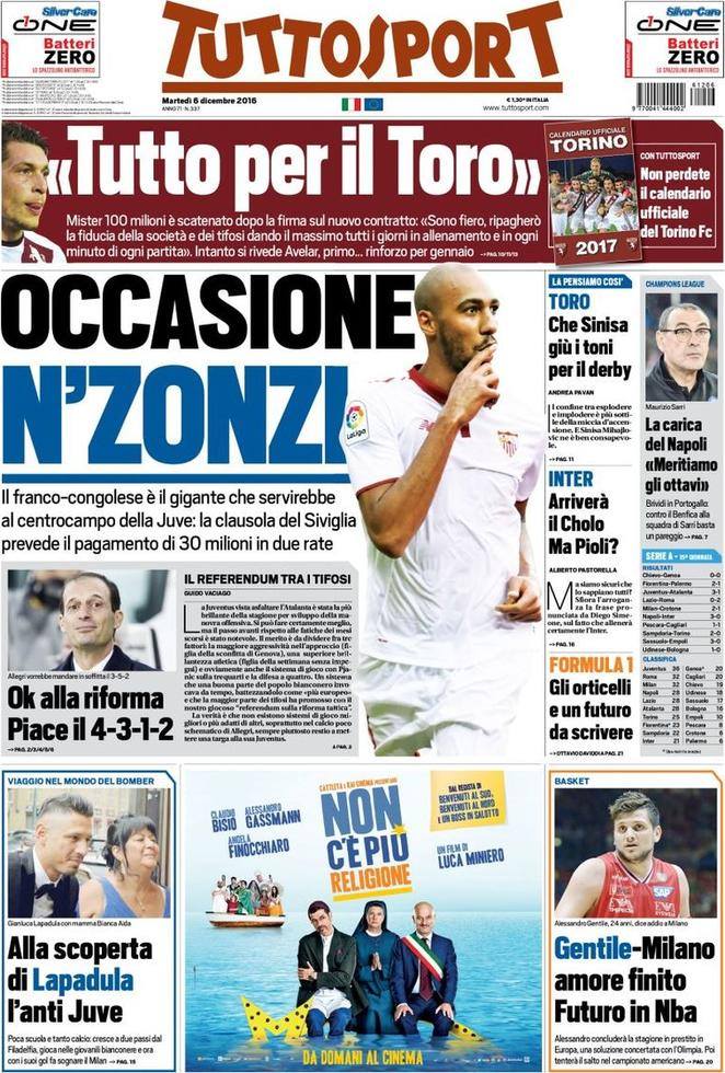 Rassegna Stampa Tuttosport