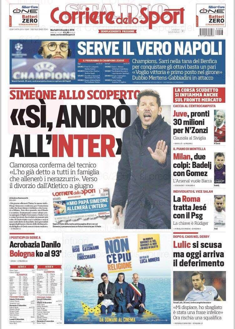 Rassegna Stampa CdS