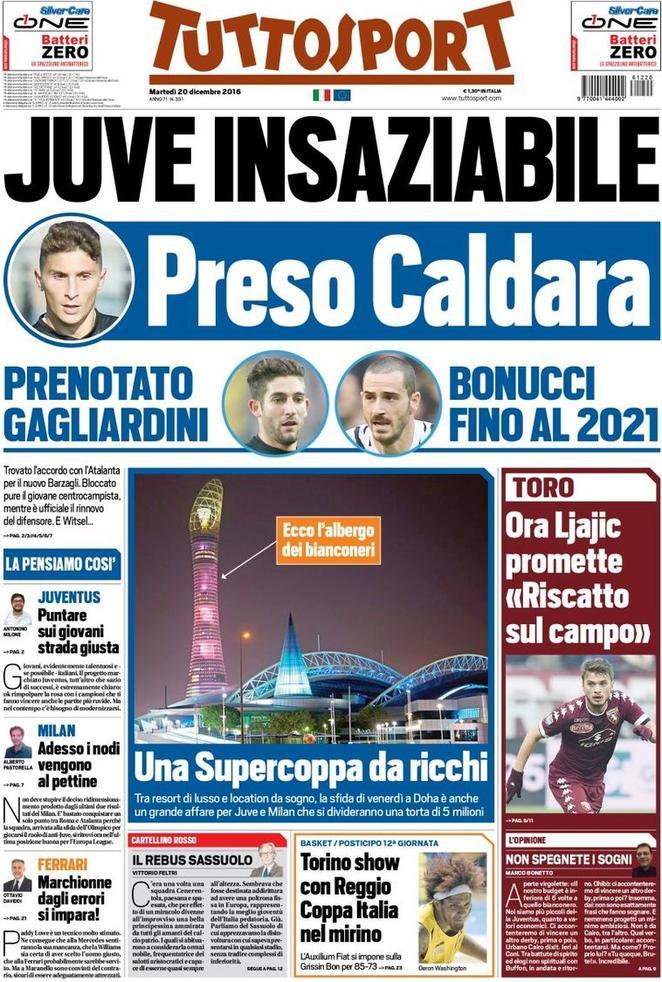 Rassegna stampa tuttosport