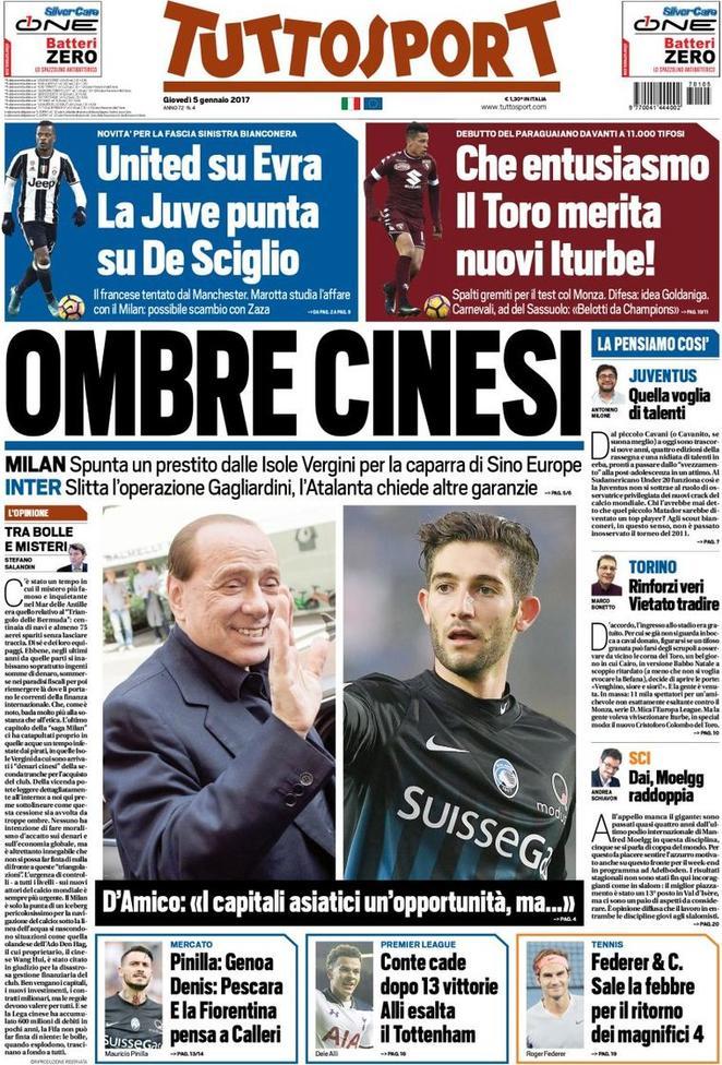 rassegna stampa tuttosport