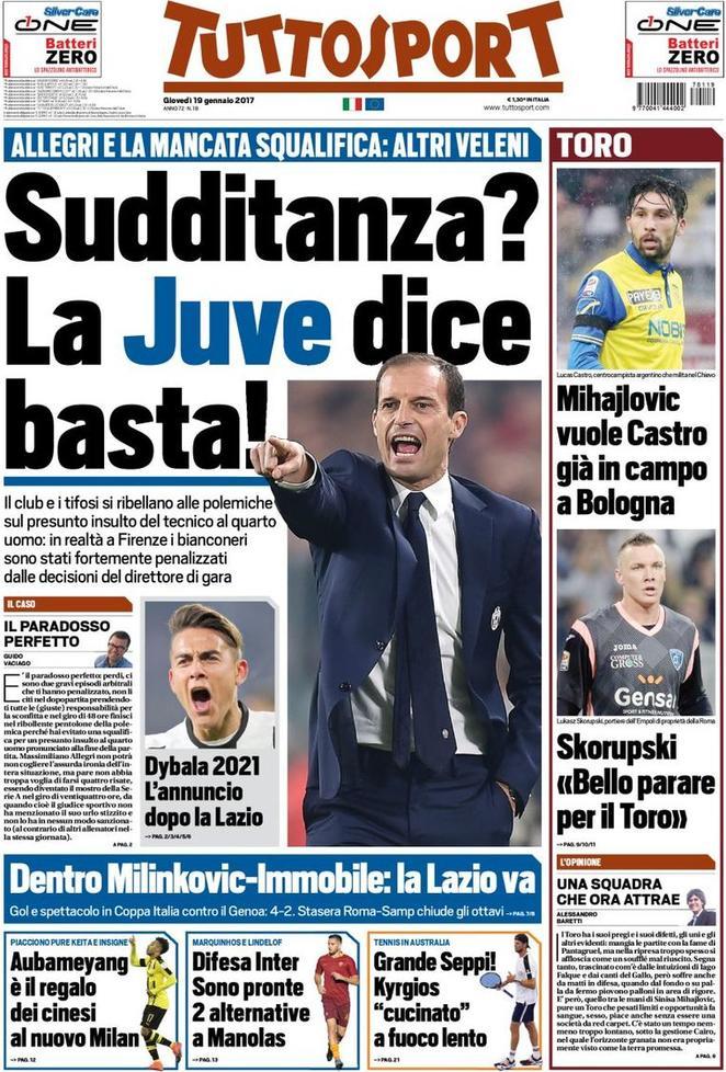 rassegna stampa tuttosport