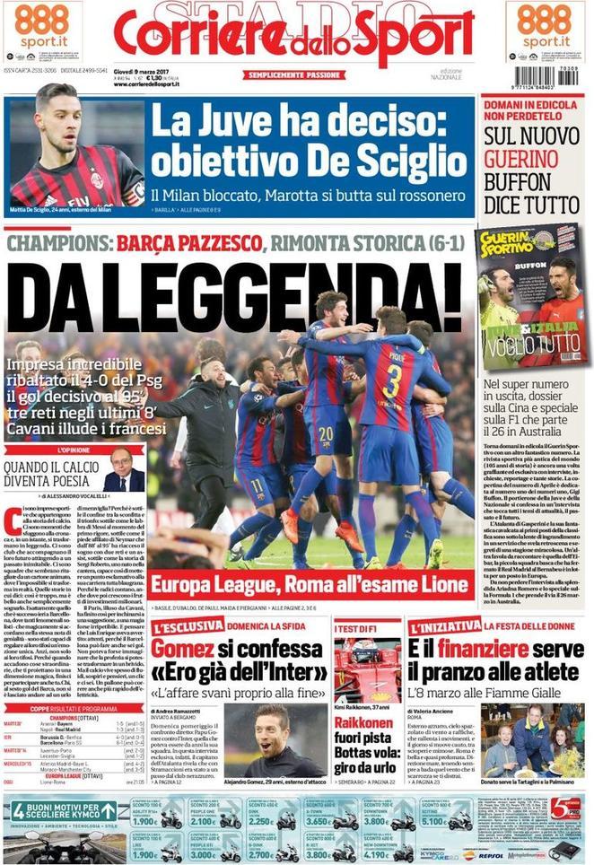 rassegna stampa corriere