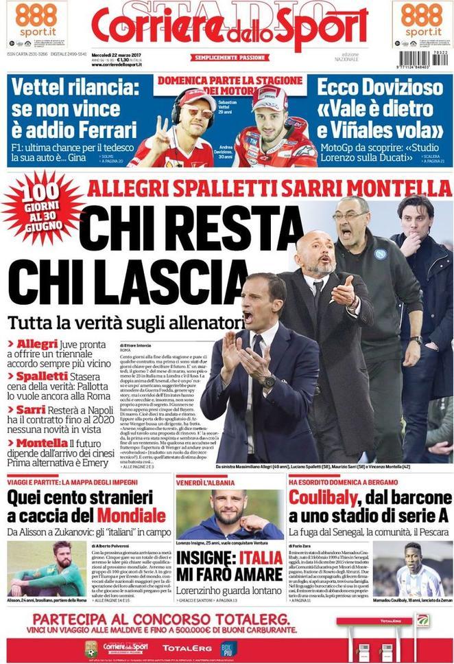 RASSEGNA STAMPA CORRIERE