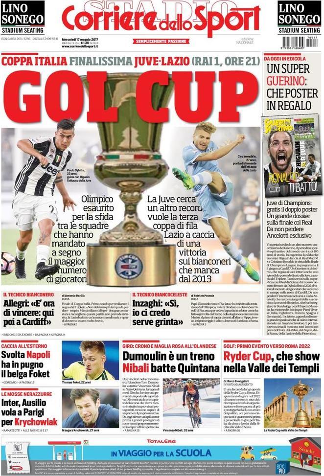 rassegna stampa corriere dello sport