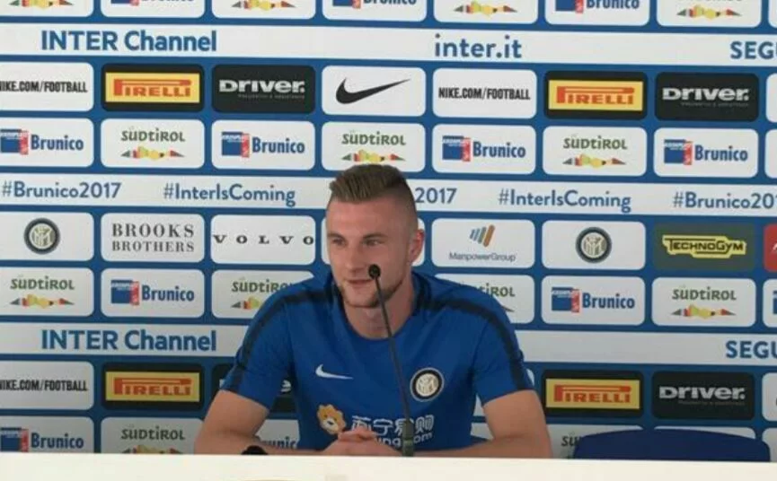 Skriniar in conferenza: “Sta crescendo l’intesa con i miei compagni”