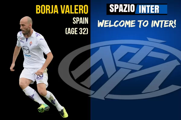 UFFICIALE – Borja Valero è un nuovo giocatore dell’Inter: ecco che numero di maglia ha scelto