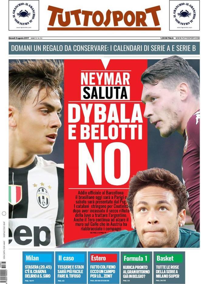 rassegna stampa tuttosport