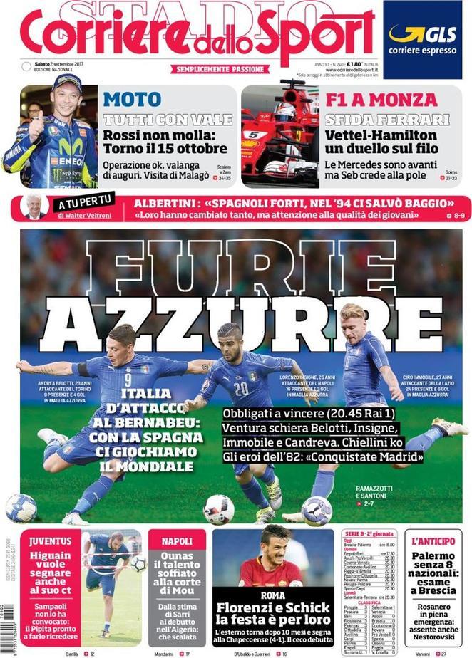 rassegna stampa corriere dello sport