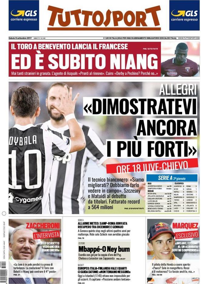 rassegna stampa tuttosport