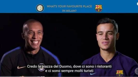 Intervista doppia Miranda-Coutinho a InterTV. Cou: “Che emozione il mio primo gol nerazzurro”