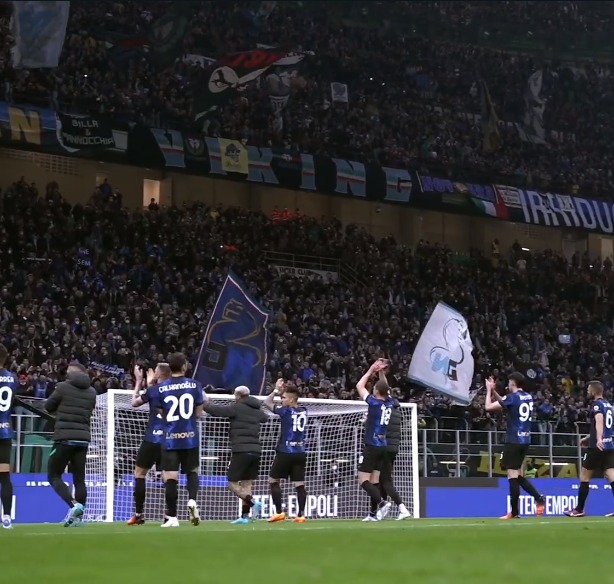 Inter Roma tifosi