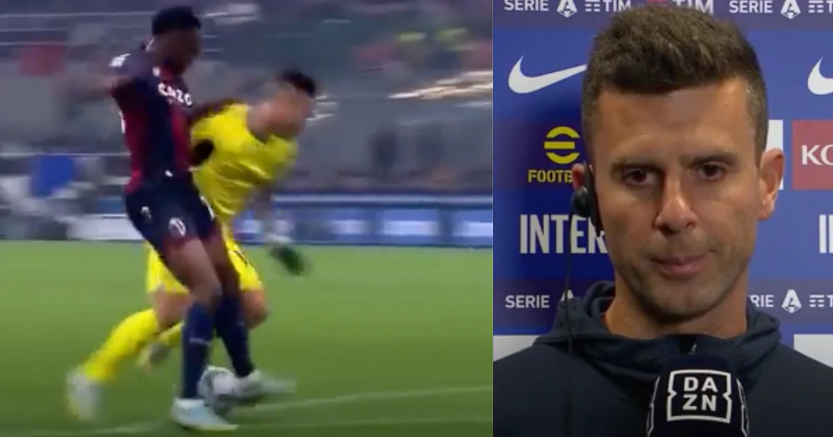Thiago Motta protesta: “Fallo inesistente, l’arbitro ha condizionato la gara con i cartellini”