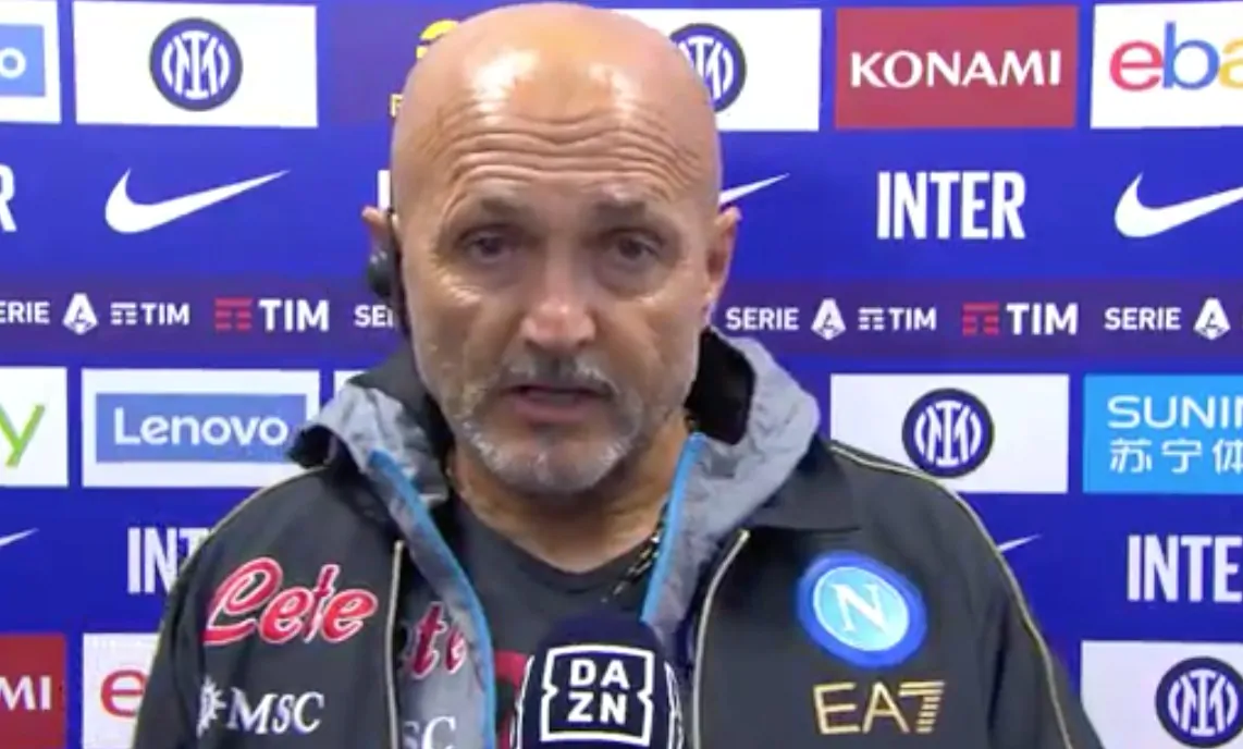 Inter-Napoli, siparietto a DAZN con Spalletti: “Vi ho sentiti mosci”