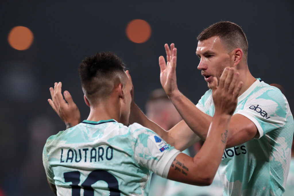 Lautaro Martinez e Dzeko