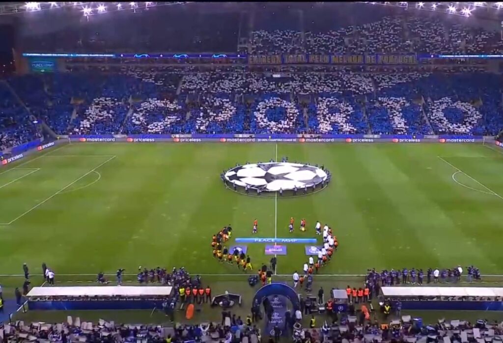 Inter Porto tifosi do Dragao