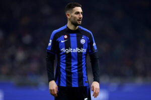 Gagliardini in campo durante Inter-Verona