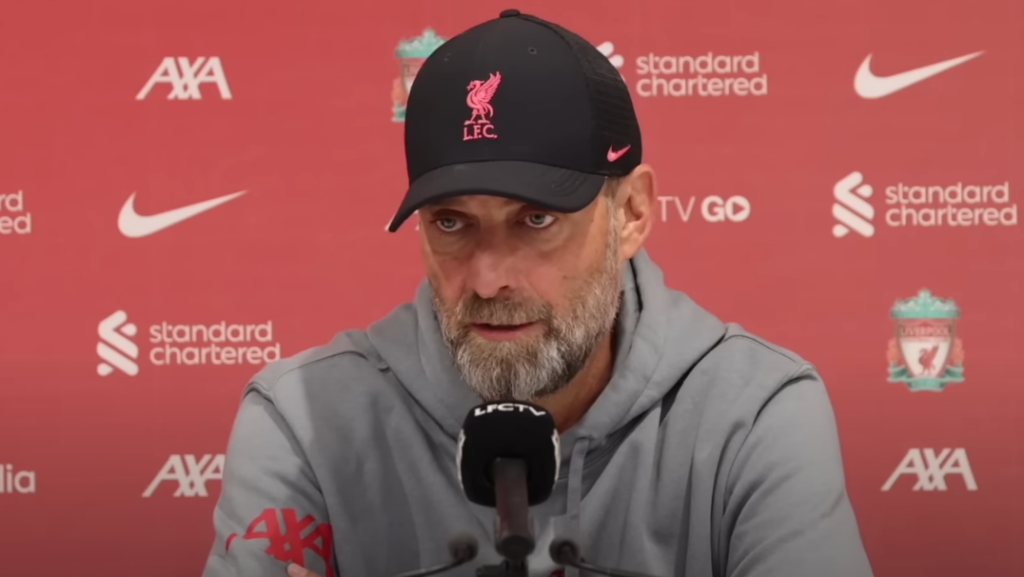 Jurgen Klopp intervistato.