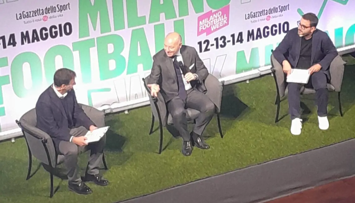 Marotta: “Leao è stato vicino all’Inter”, poi la frase sui rinnovi di Bastoni e Dzeko