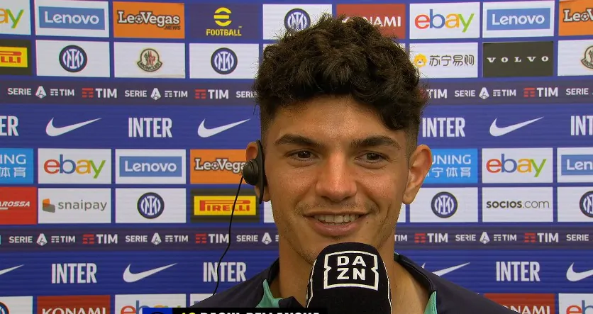 Bellanova a DAZN: “Vestire la maglia dell’Inter è un sogno”, poi il commento sulla Champions League