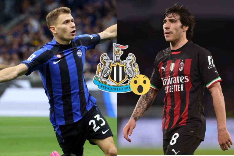 Newcastle su Tonali per colpa di Barella