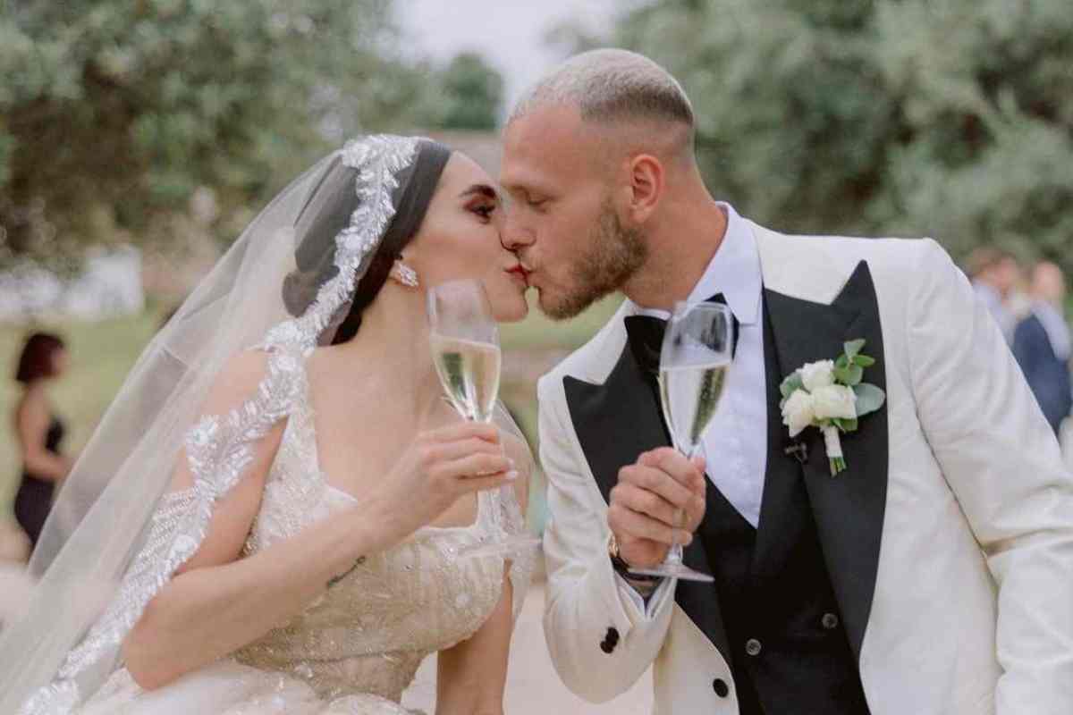 Dimarco e moglie matrimonio