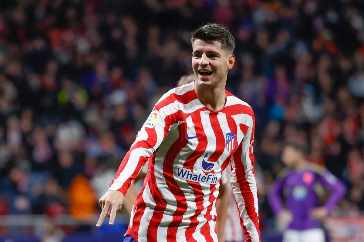 Morata lontano dall'Inter