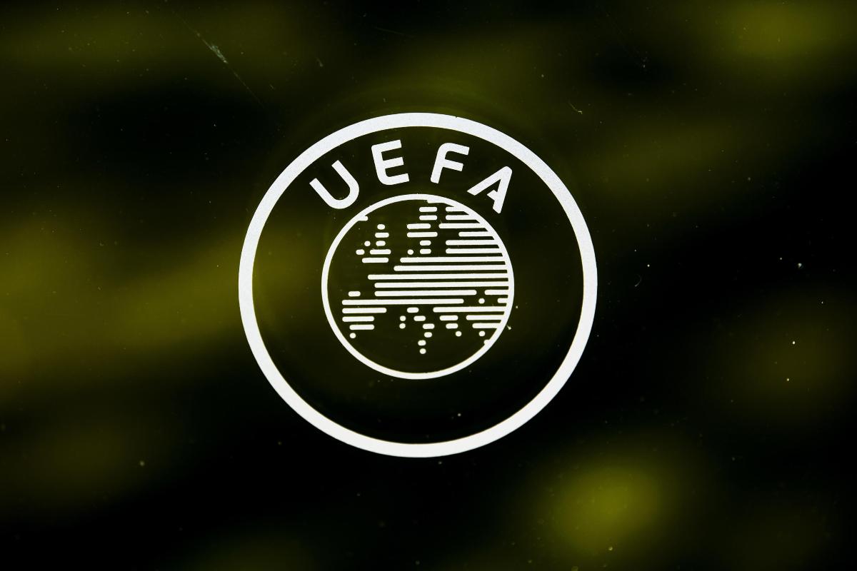 Logo della Uefa, federazione europea autrice della Champions League