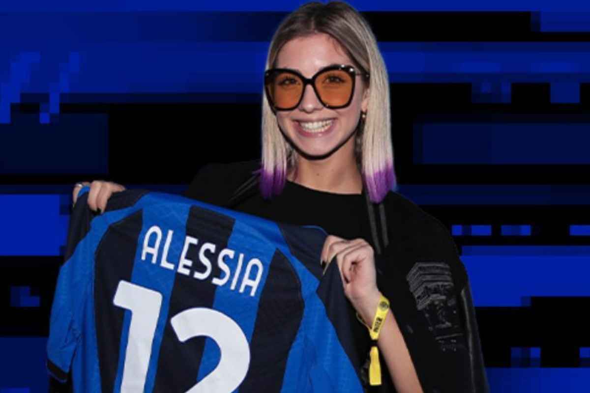 Alessia Lanza tifa Inter: la regina di TikTok è pazza dei nerazzurri - FOTO