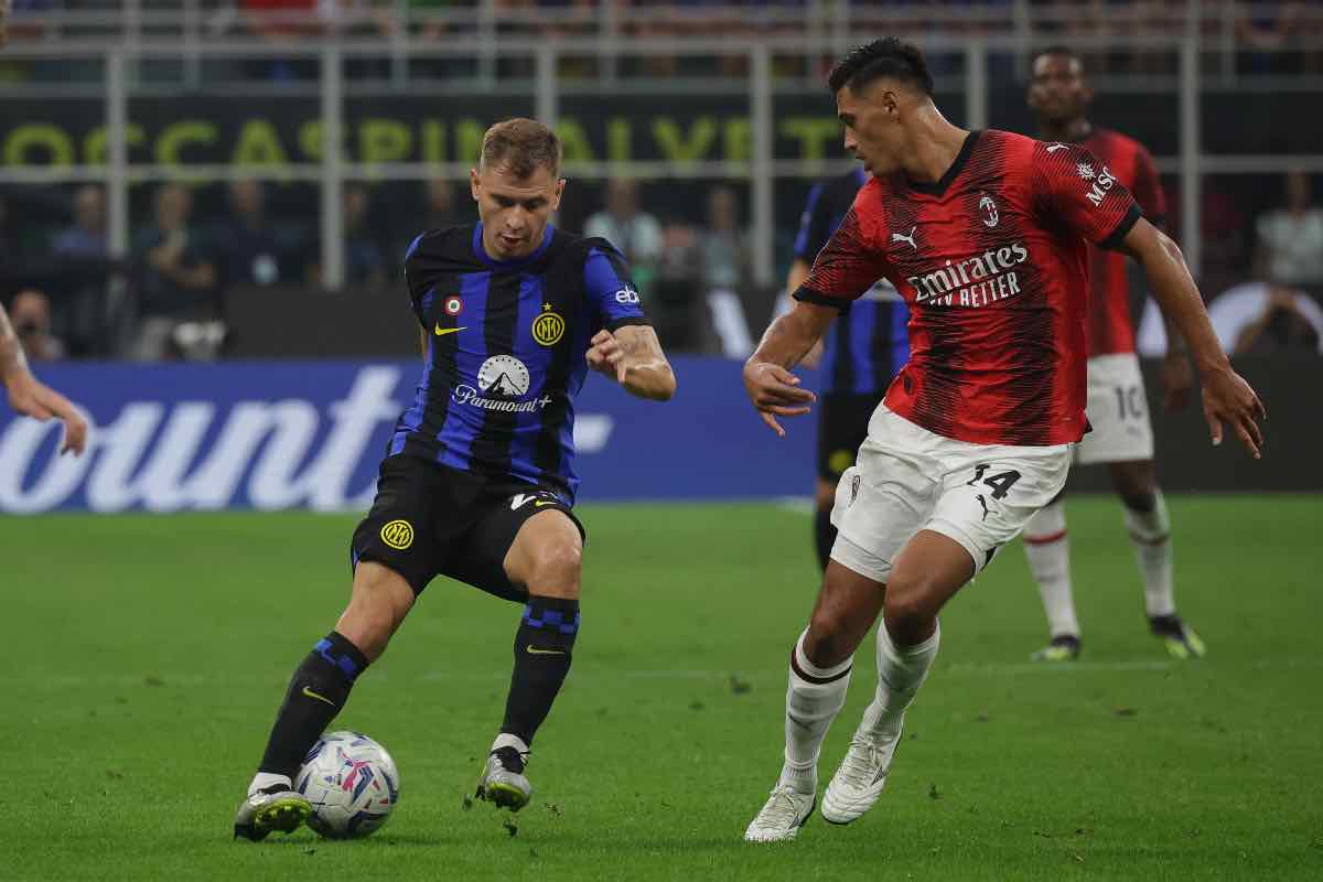 Barella festeggia dopo il derby!