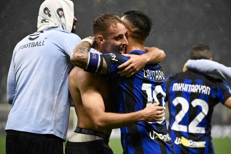 Inter, Frattesi come Totti: il gesto a fine match è virale