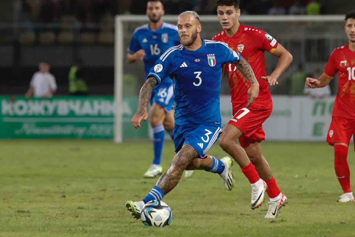 Dimarco con la maglia della Nazionale