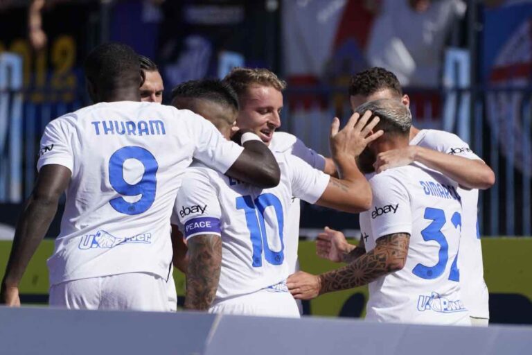 Esultanza Inter contro l'Empoli - LaPresse - SpazioInter