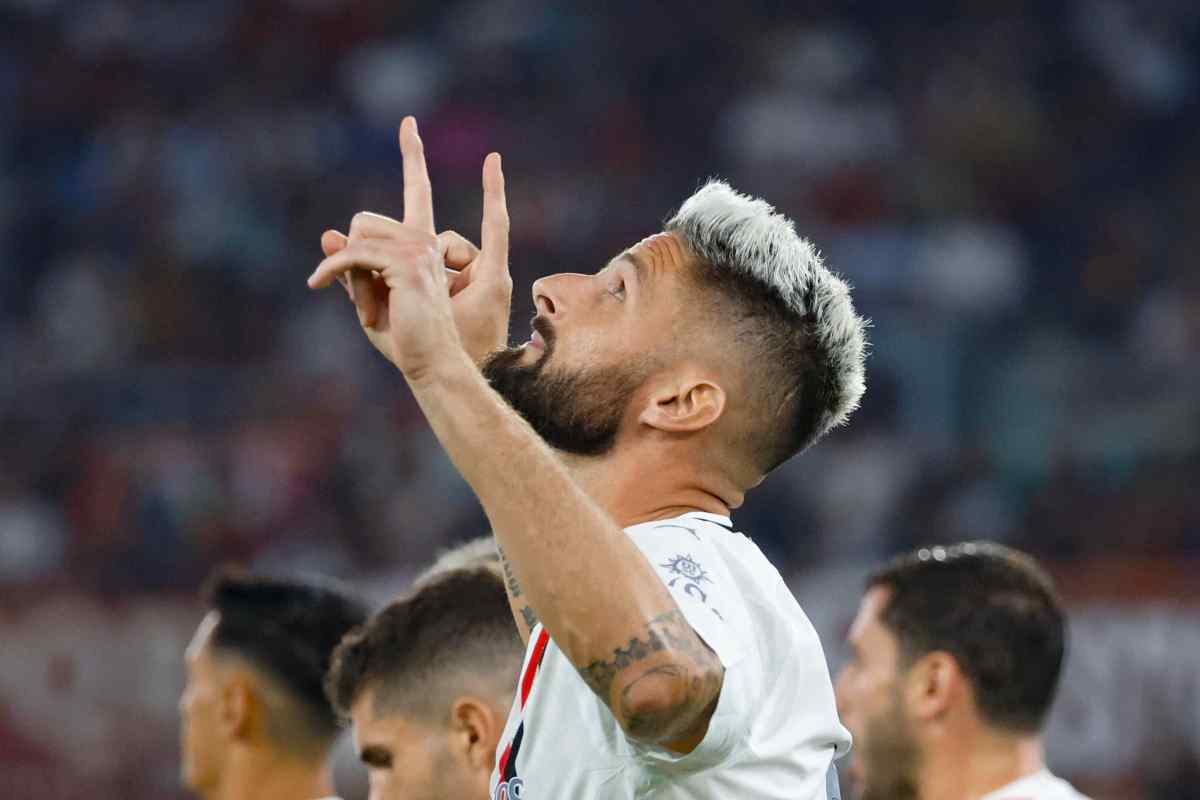 Infortunio per Giroud