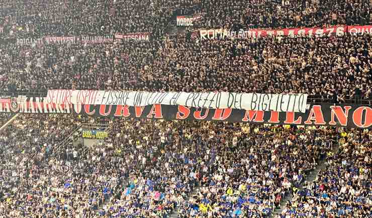 Inter-Milan, polemica della Curva Sud