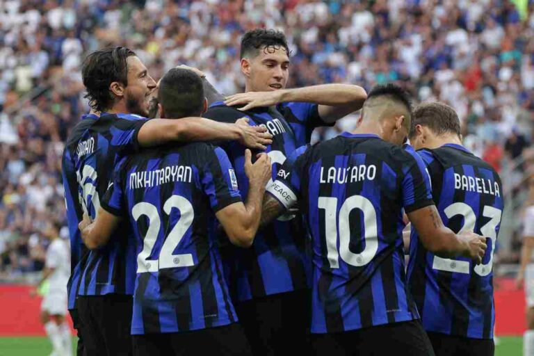 L'Inter in gruppo