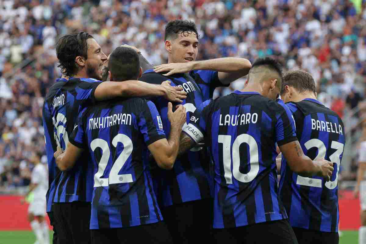 L'Inter in gruppo