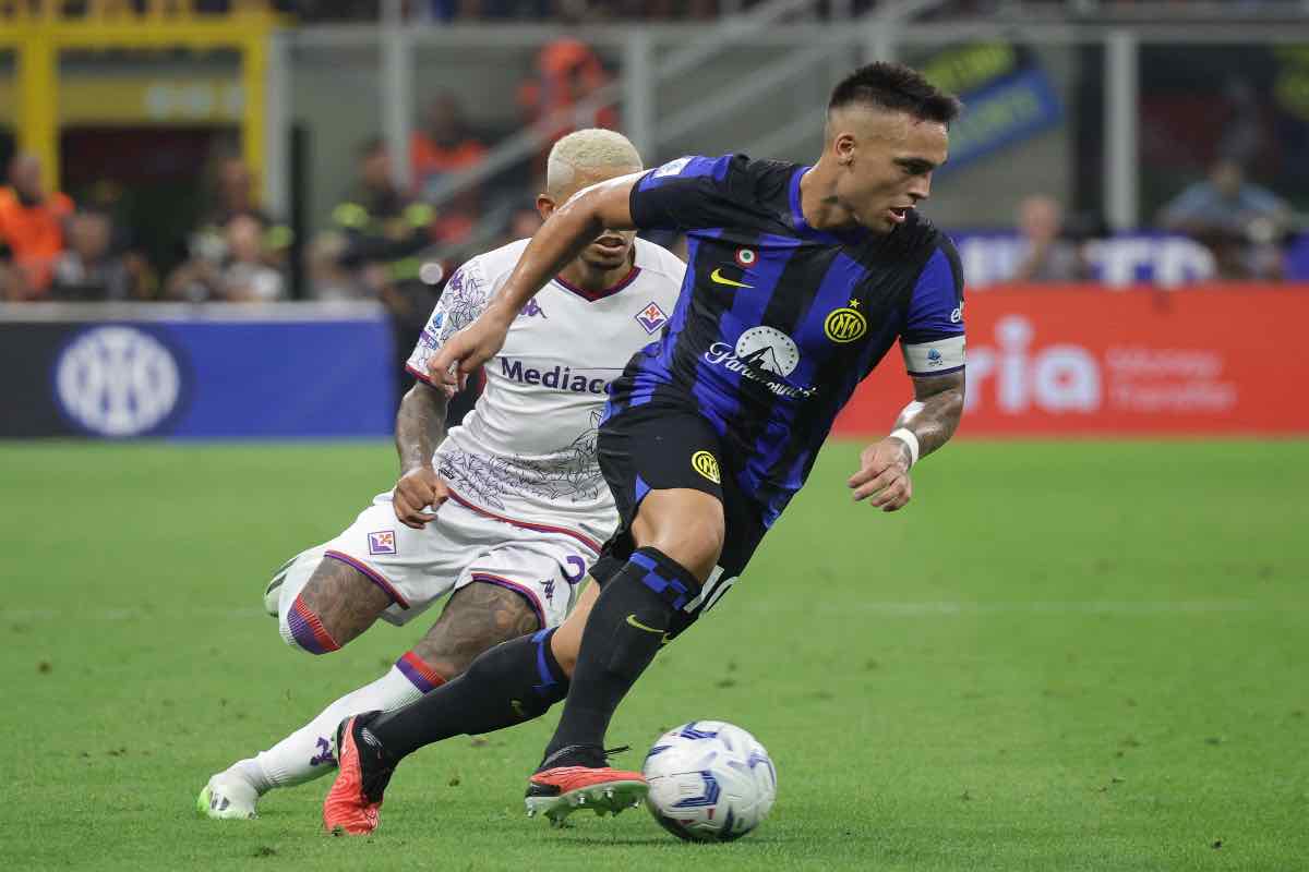 Lautaro doppietta in Inter-Fiorentina