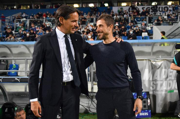 Simone Inzaghi e Alessio Dionisi - LaPresse - SpazioInter