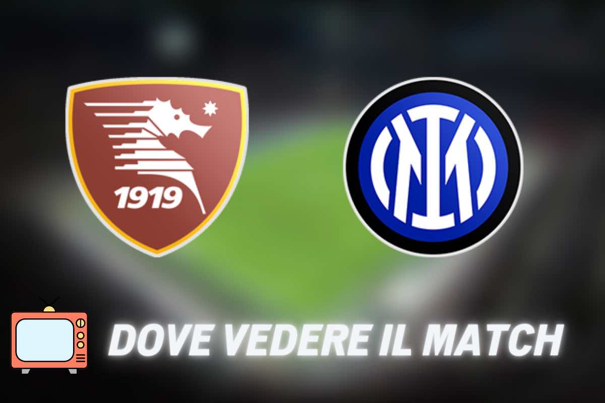 Dove vedere salernitana inter