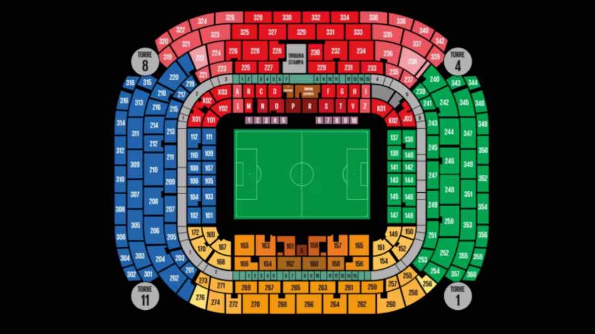 La mappa di San Siro 