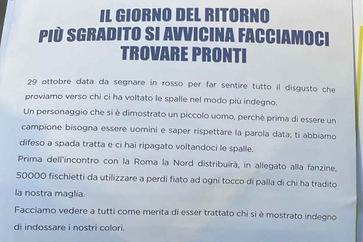 Inter-Roma, la Curva Nord non perdona Lukaku: il comunicato