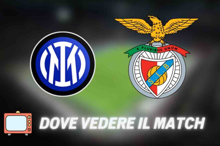 Dove vedere Inter Benfica