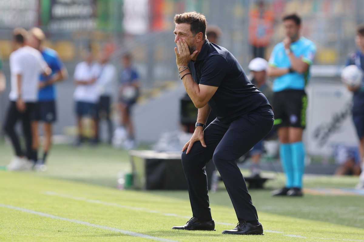 Eusebio Di Francesco in conferenza stampa